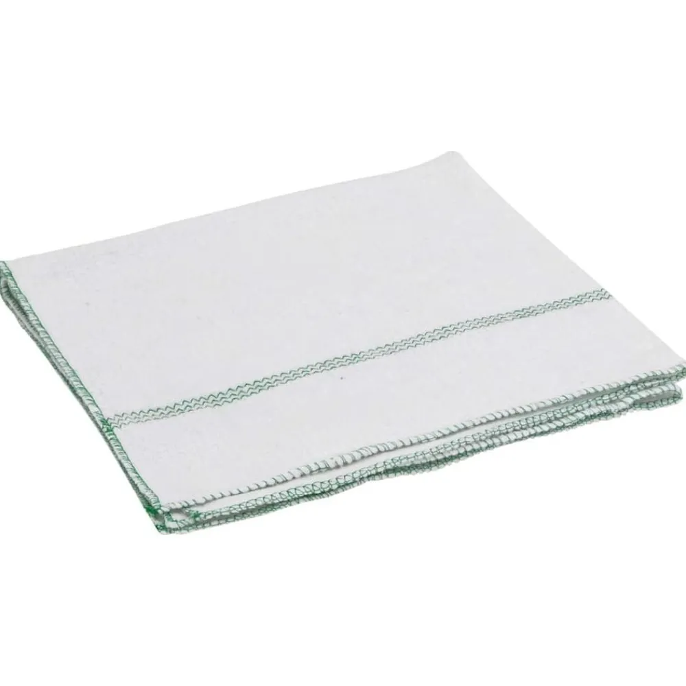 Reinigingsdoeken 5 st gestreept 50x60 cm wit en groen>vidaXL New