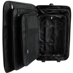 Bagage & Tassen*vidaXL Reisbagage set 5-delig Zwart
