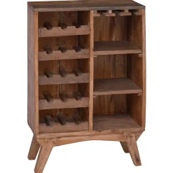 Rek Bruin 60 x 30 x 90 cm Massief Gerecycled Hout>vidaXL New