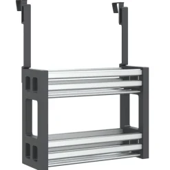 Rek voor onder de gootsteen 34x12x26 cm aluminium>vidaXL Best