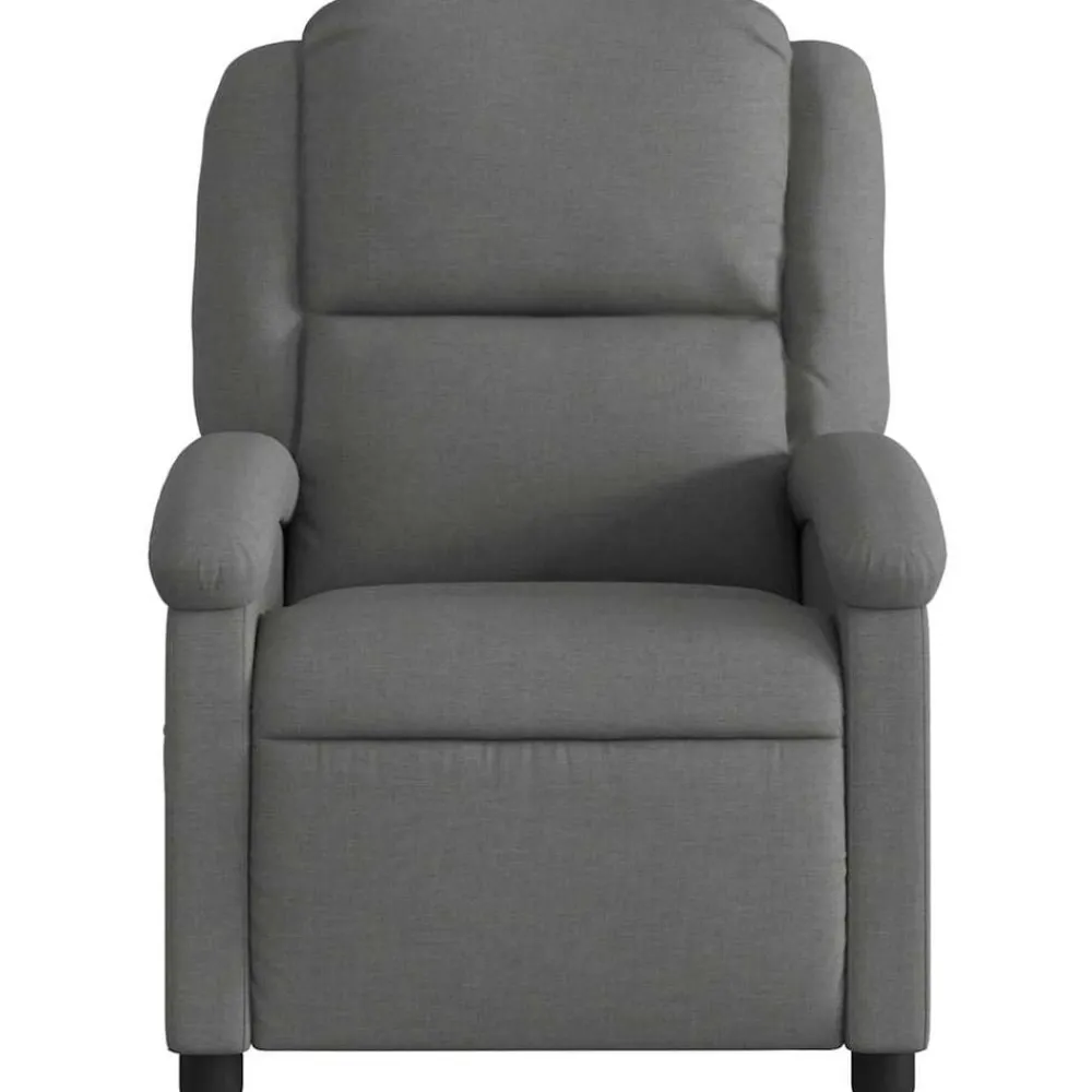 Relaxfauteuil Donkergrijze Stof>vidaXL Discount