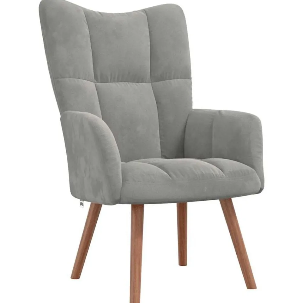 Relaxstoel fluweel>vidaXL Clearance