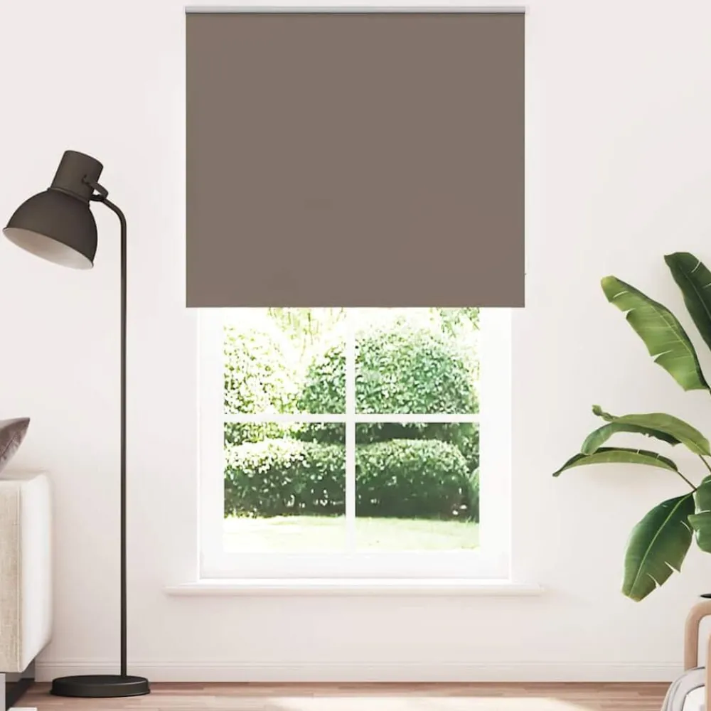 Woon- & Tuinaccessoires*vidaXL Rolgordijn verduisterend koffie 125x230 cm stofbreedte 121,6 cm Koffiebruin