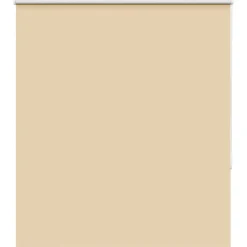 Woon- & Tuinaccessoires*vidaXL Rolgordijn verduisterend 140x130 cm stofbreedte 136,6 cm Beige