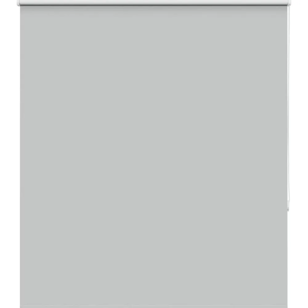 Woon- & Tuinaccessoires*vidaXL Rolgordijn verduisterend 125x150 cm stofbreedte 121,6 cm Lichtgrijs