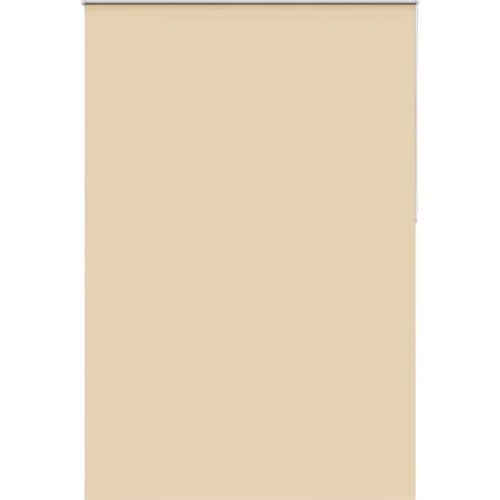 Woon- & Tuinaccessoires*vidaXL Rolgordijn verduisterend 160x230 cm stofbreedte 156,6 cm Beige