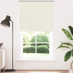Woon- & Tuinaccessoires*vidaXL Rolgordijn verduisterend 130x210 cm stofbreedte 126,6 cm Gebroken wit
