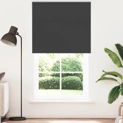 Woon- & Tuinaccessoires*vidaXL Rolgordijn verduisterend 140x210 cm stofbreedte 136,6 cm Zwart