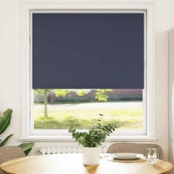 Rolgordijn verduisterend 105x130 cm stofbreedte 100,7 cm blauw>vidaXL