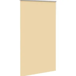 Woon- & Tuinaccessoires*vidaXL Rolgordijn verduisterend 125x230 cm stofbreedte 121,6 cm Beige