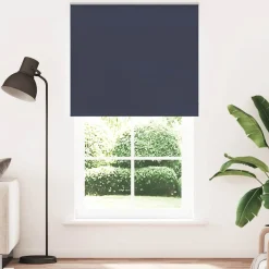 Woon- & Tuinaccessoires*vidaXL Rolgordijn verduisterend 120x230 cm stofbreedte 116,6 cm blauw Zeeblauw
