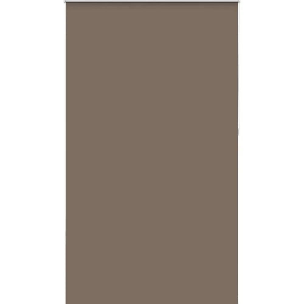 Woon- & Tuinaccessoires*vidaXL Rolgordijn verduisterend koffie 130x230 cm stofbreedte 126,6 cm Koffiebruin