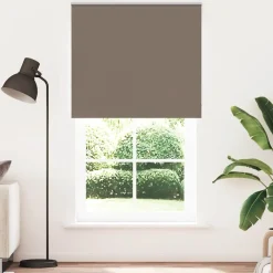 Woon- & Tuinaccessoires*vidaXL Rolgordijn verduisterend koffie 130x230 cm stofbreedte 126,6 cm Koffiebruin