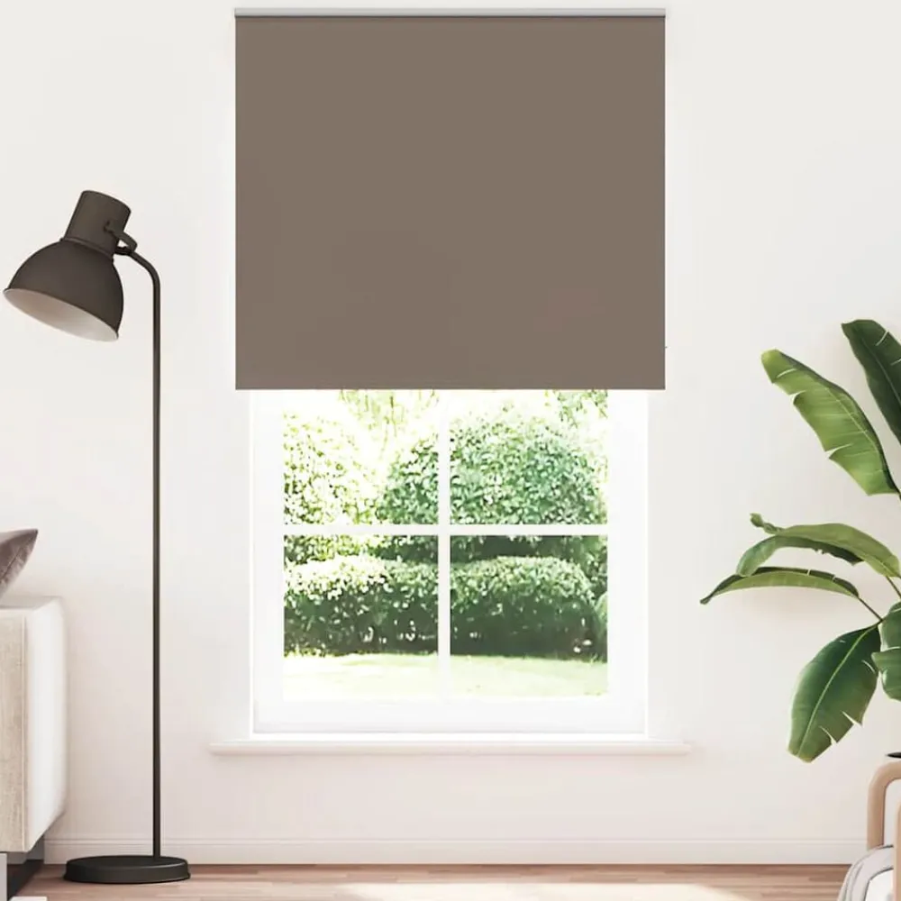 Woon- & Tuinaccessoires*vidaXL Rolgordijn verduisterend koffie 130x230 cm stofbreedte 126,6 cm Koffiebruin