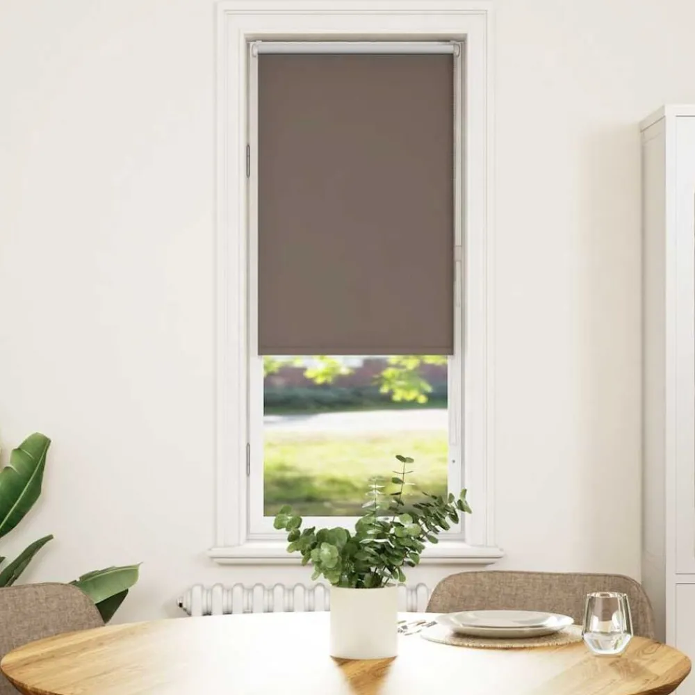 Rolgordijn verduisterend koffie 40x130 cm stofbreedte 35,7 cm>vidaXL Online