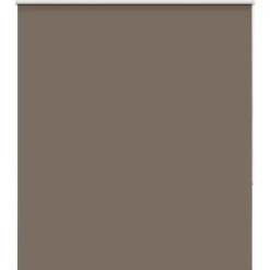 Woon- & Tuinaccessoires*vidaXL Rolgordijn verduisterend koffie 125x130 cm stofbreedte 121,6 cm Koffiebruin