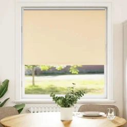 Woon- & Tuinaccessoires*vidaXL Rolgordijn verduisterend 110x175 cm stofbreedte 105,7 cm Beige
