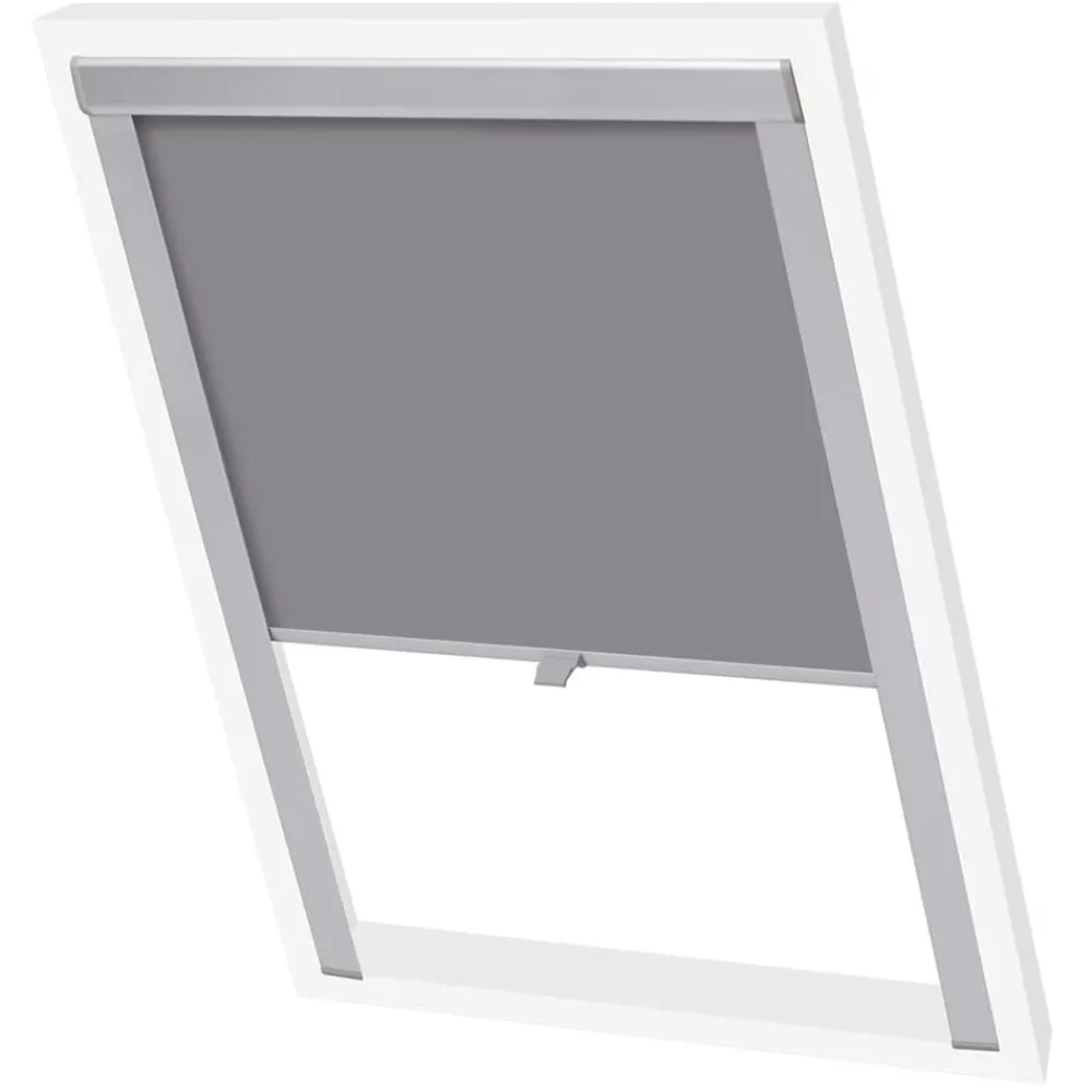 Woon- & Tuinaccessoires*vidaXL Rolgordijn verduisterend M04/304 Grijs