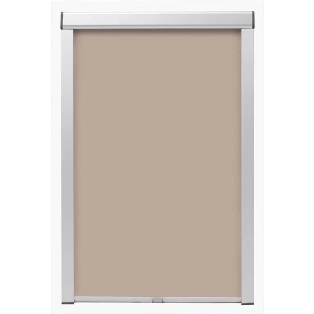 Woon- & Tuinaccessoires*vidaXL Rolgordijn verduisterend MK04 Beige
