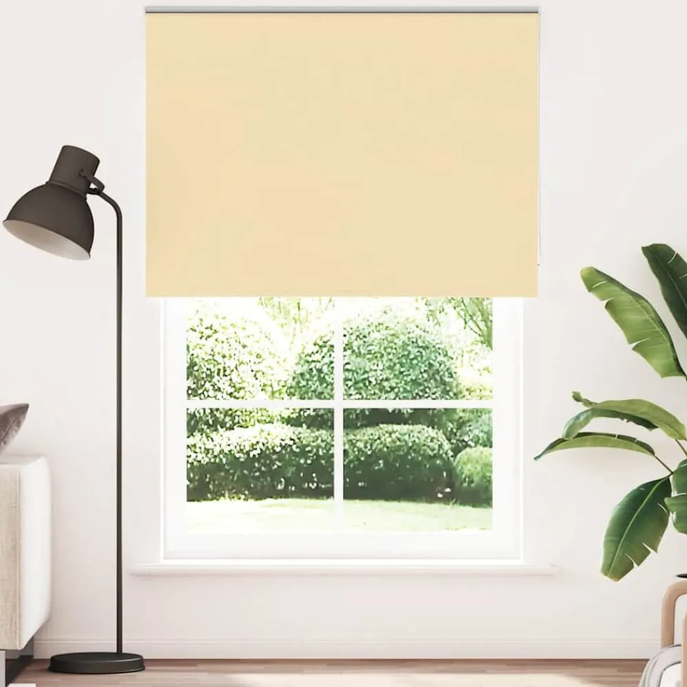 Woon- & Tuinaccessoires*vidaXL Rolgordijn verduisterend 150x210 cm stofbreedte 146,6 cm Beige