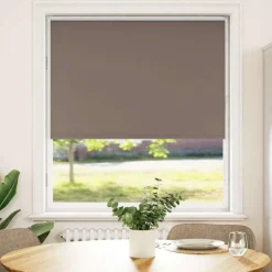 Woon- & Tuinaccessoires*vidaXL Rolgordijn verduisterend koffie 110x175 cm stofbreedte 105,7 cm Koffiebruin