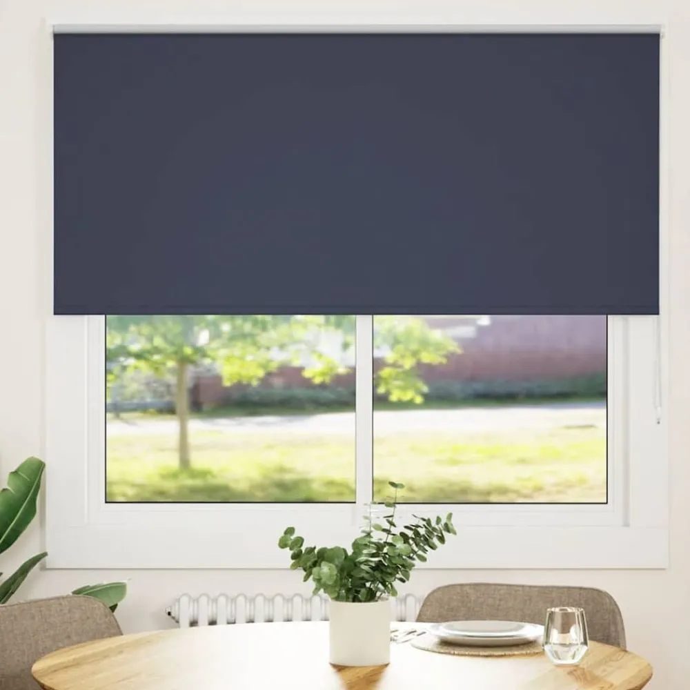 Woon- & Tuinaccessoires*vidaXL Rolgordijn verduisterend 165x175 cm stofbreedte 161,6 cm blauw Zeeblauw