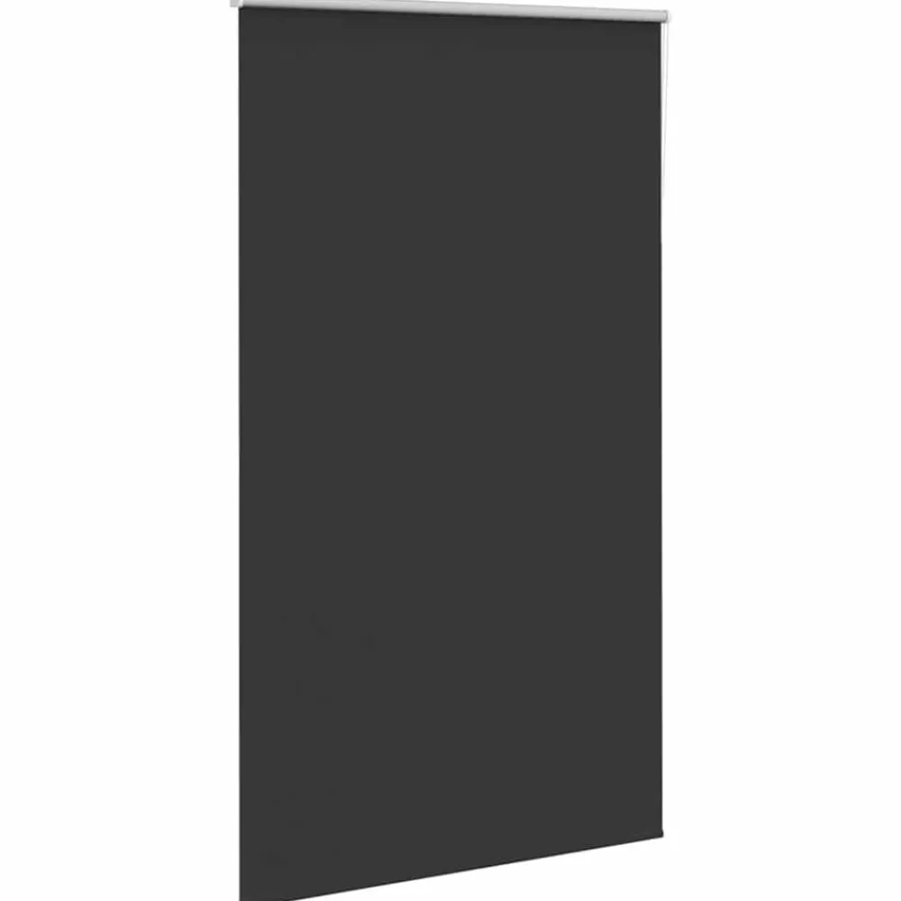 Woon- & Tuinaccessoires*vidaXL Rolgordijn verduisterend 130x230 cm stofbreedte 126,6 cm Zwart