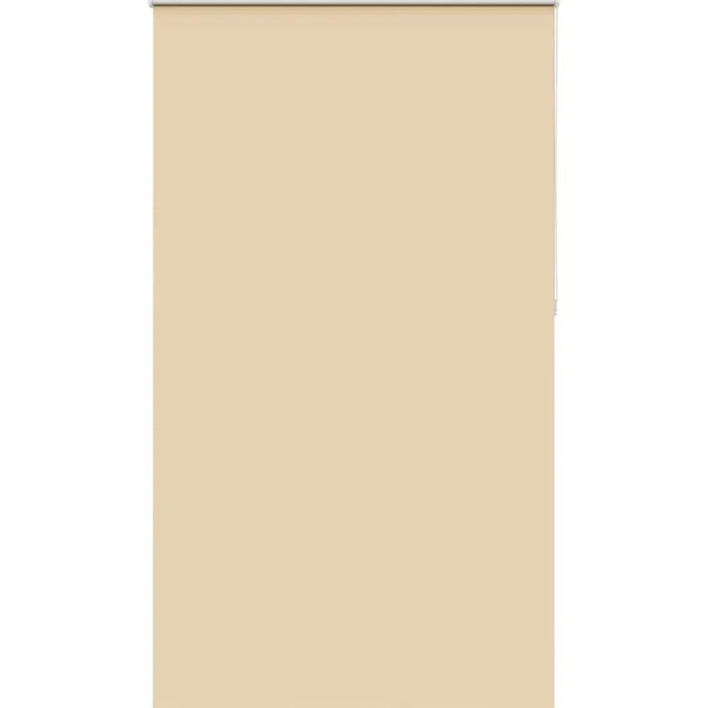Woon- & Tuinaccessoires*vidaXL Rolgordijn verduisterend 130x230 cm stofbreedte 126,6 cm Beige