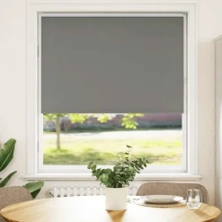 Woon- & Tuinaccessoires*vidaXL Rolgordijn verduisterend 105x130 cm stofbreedte 100,7 cm Grijs