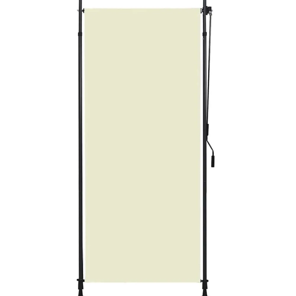 Tuin & Gazon*vidaXL Rolgordijn voor buiten 100x270 cm crème Crème
