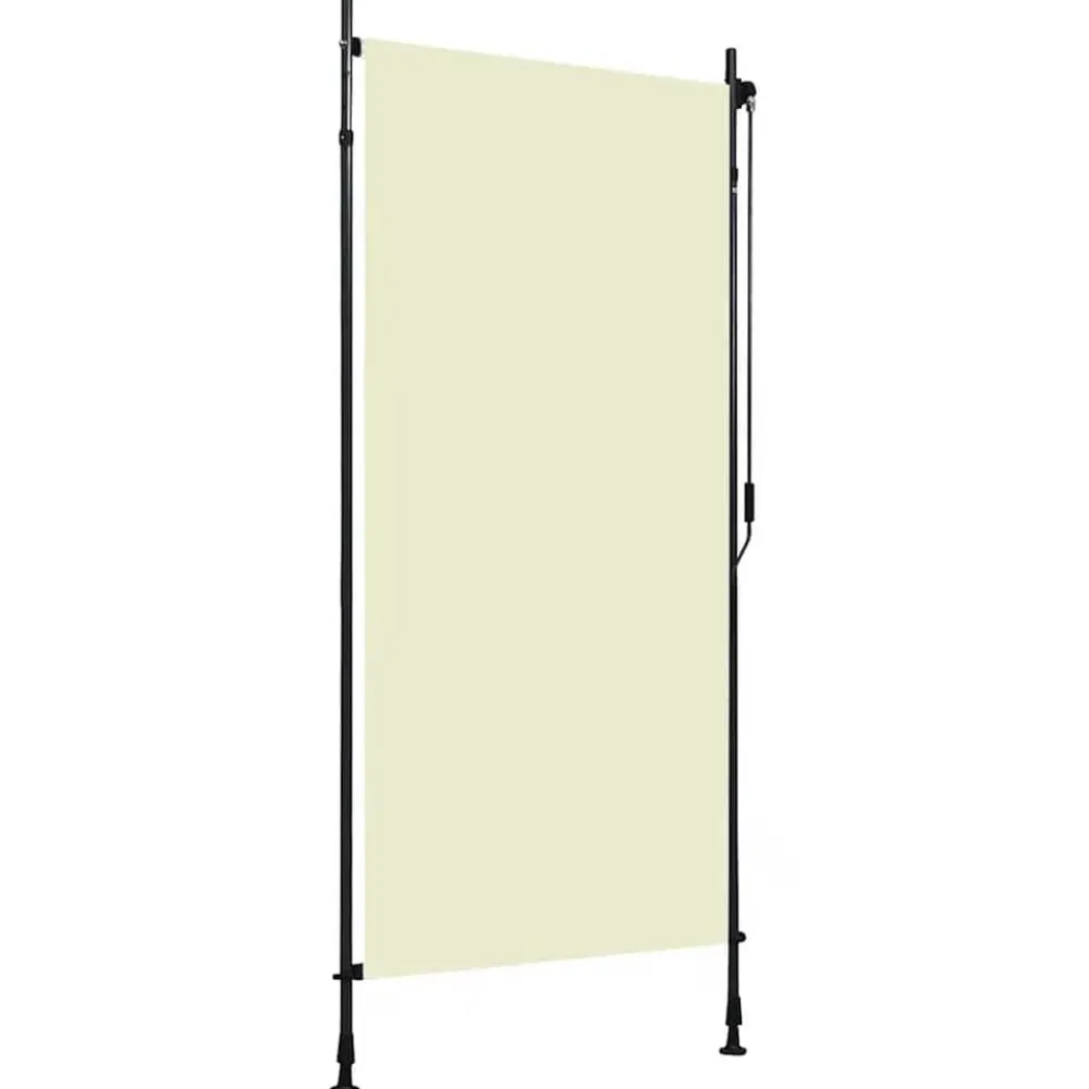 Tuin & Gazon*vidaXL Rolgordijn voor buiten 100x270 cm crème Crème