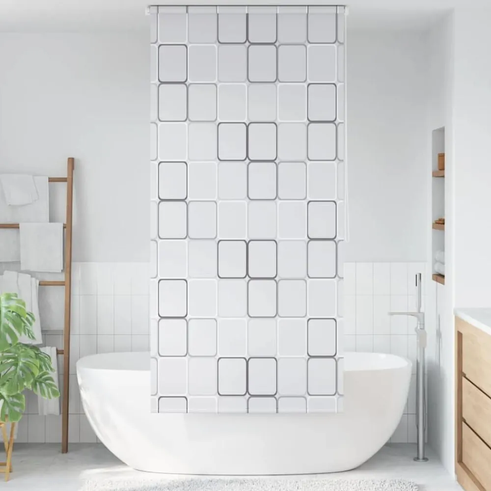 Rolgordijn voor douche 80x240 cm vierkant>vidaXL Outlet
