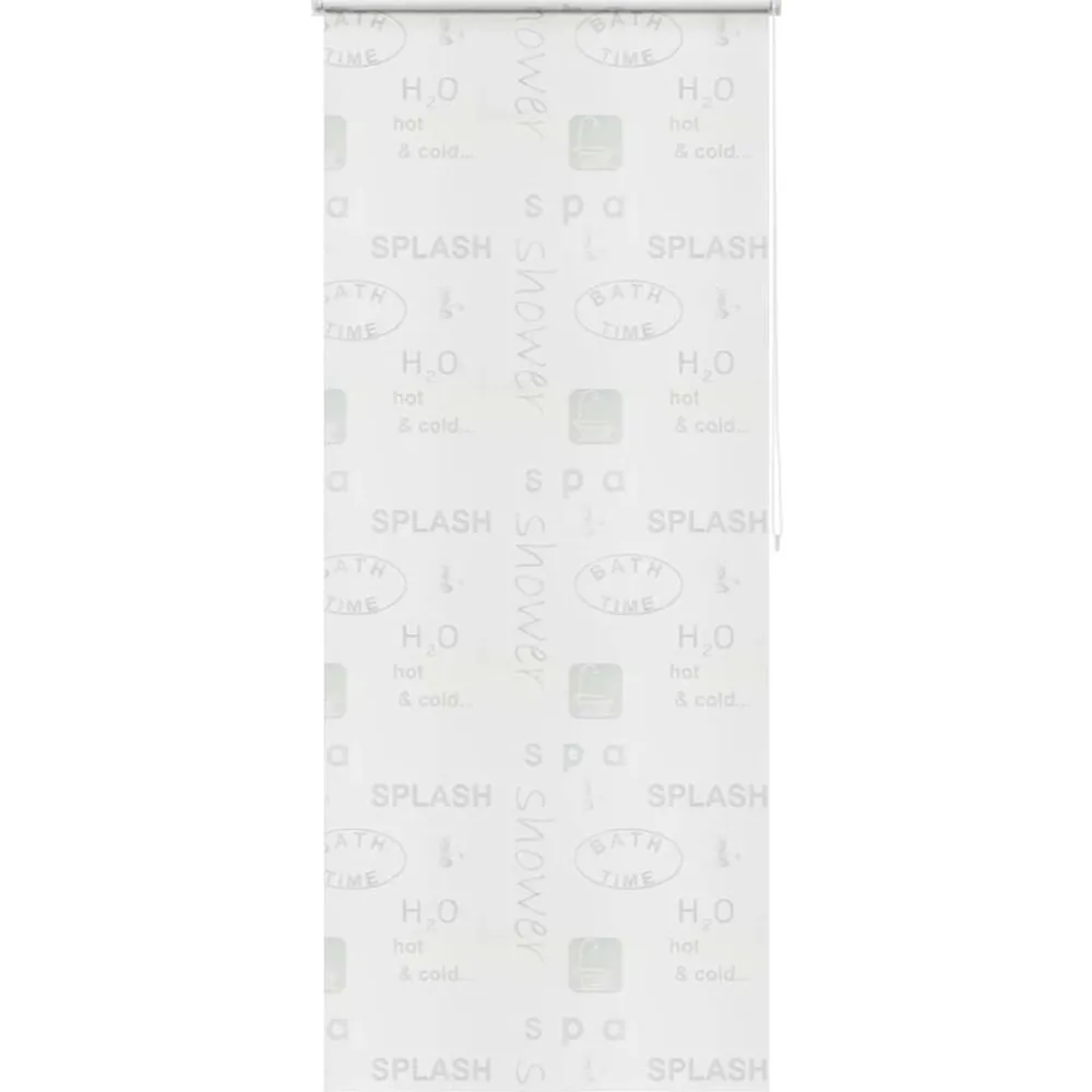 Badkameraccessoires*vidaXL Rolgordijn voor douche 80x240 cm splash