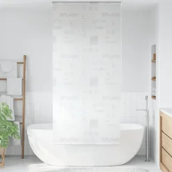 Badkameraccessoires*vidaXL Rolgordijn voor douche 80x240 cm splash