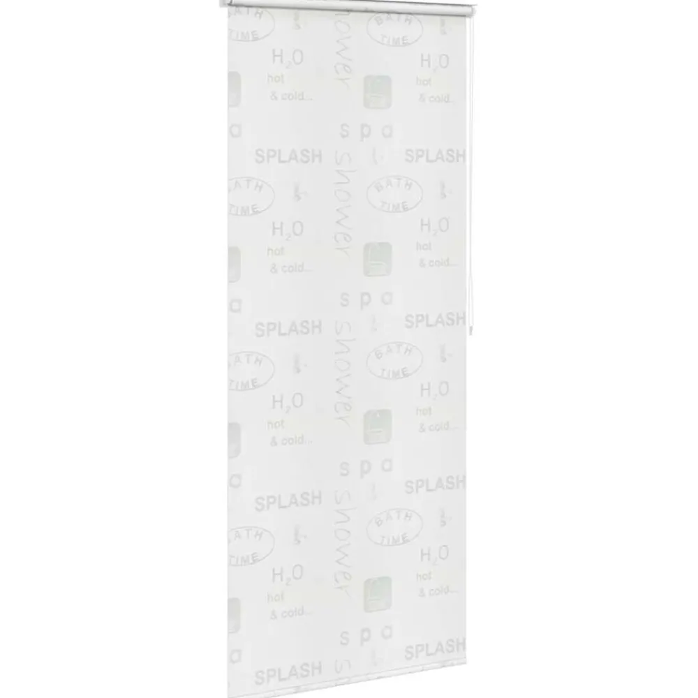 Badkameraccessoires*vidaXL Rolgordijn voor douche 80x240 cm splash