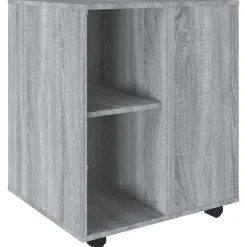 Rolkast 60x53x72 cm bewerkt hout eiken>vidaXL Sale
