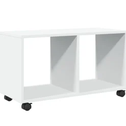 Tafels*vidaXL Rolkast 72x33x42,5 cm bewerkt hout Wit