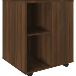 Rolkast 60x53x72 cm bewerkt hout>vidaXL Clearance