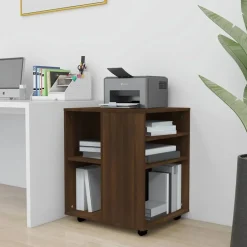 Rolkast 60x53x72 cm bewerkt hout>vidaXL Clearance