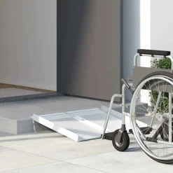 Rolstoelhelling 270 kg Zilver 62 x 73 x 5 cm Aluminium>vidaXL Sale