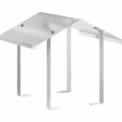 Houtkachel- & Haardaccessoires*vidaXL Rookkap Zilver 40 x 40 x 37,5 cm Roestvrij staal