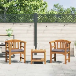 Tuinmeubelen*vidaXL Rozenbank Natuurlijk 68,5 x 46 x 82,5 cm Massief Acaciahout Donkergrijs