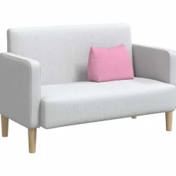 Woon- & Tuinaccessoires*vidaXL Rugkussen 45 x 20 x 35 cm Stof Roze