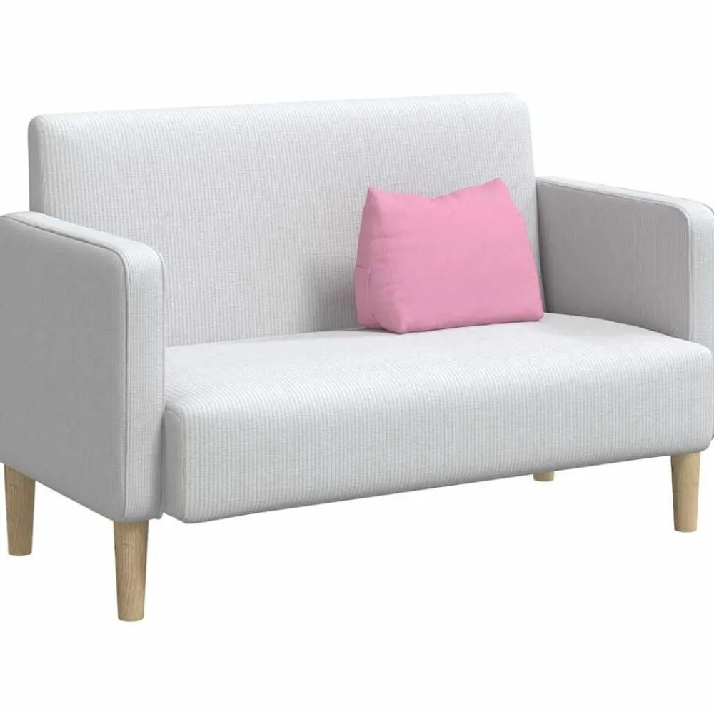 Woon- & Tuinaccessoires*vidaXL Rugkussen 45 x 20 x 35 cm Stof Roze