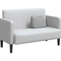 Woon- & Tuinaccessoires*vidaXL Rugkussen Wolkengrijs 45 x 20 x 35 cm Stof Wolken grijs
