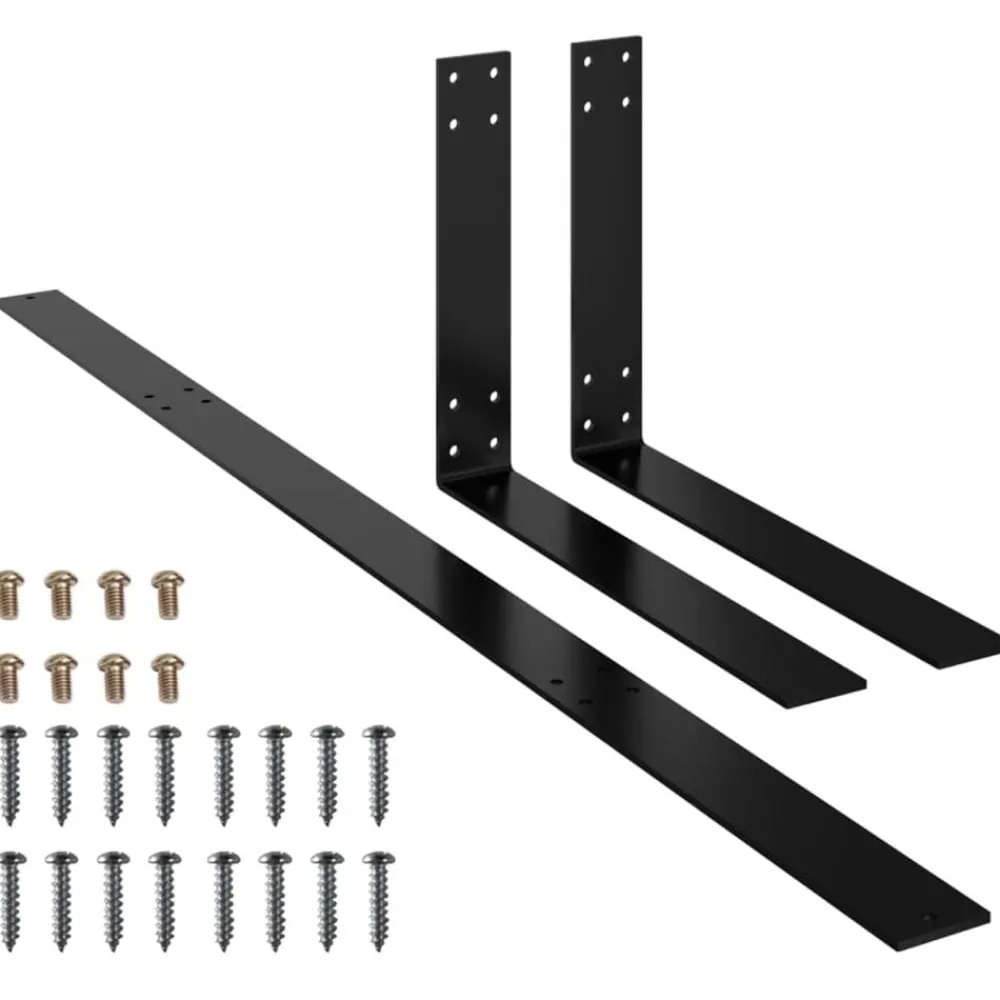 Accessoires Voor Tuinmeubelen*vidaXL Rugleuning voor palletbank 110 cm ijzer Zwart