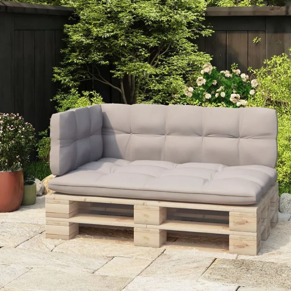 Accessoires Voor Tuinmeubelen*vidaXL Rugleuning voor palletbank 110 cm ijzer Zwart