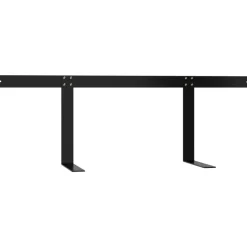 Accessoires Voor Tuinmeubelen*vidaXL Rugleuning voor palletbank 110 cm ijzer Zwart