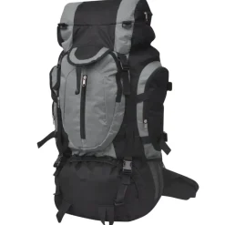 Rugzak hiking XXL 75 L zwart en>vidaXL