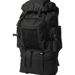 Bagage & Tassen*vidaXL Rugzak legerstijl XXL 100 L Zwart